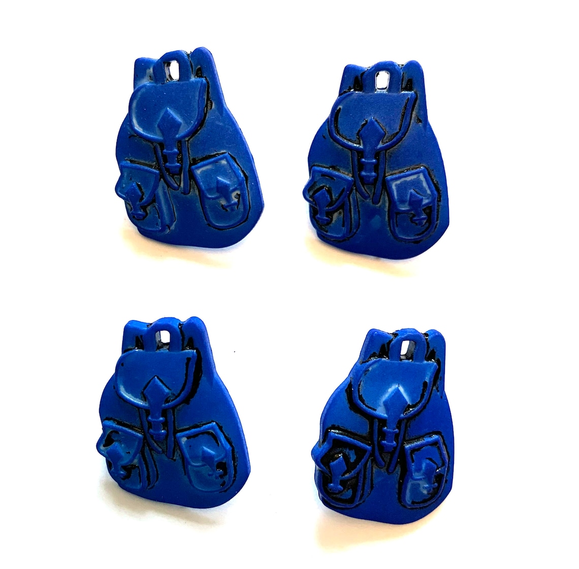 Backpack Buttons Galore Color Shank Flat Back Choice Set of 4 Etsy