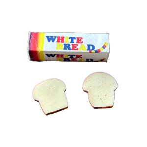 Miniature Slice of Bread & Loaf Collection Dollhouse Food Kitchen Decor Miniatures - 1166 G