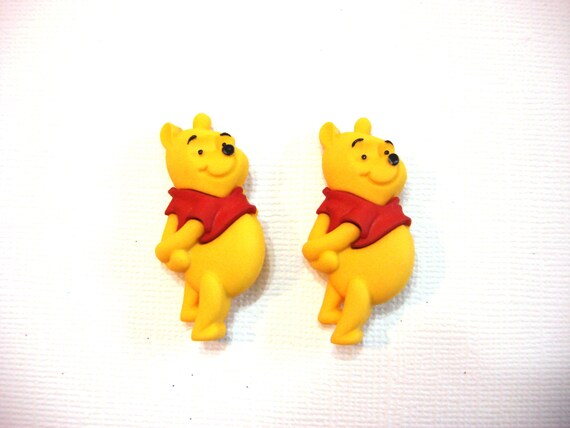 DISNEY WINNIE THE POOH Buttons Dress It Up Button Embellishments Jesse James NEW