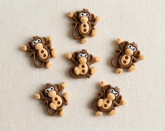 Monkey Buttons Two Hole Sew Thru Flatback Dress It Up - 761
