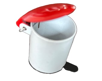 Miniature Garbage Trash Can Dollhouse Kitchen Home Decor - 331