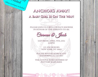 nautica invitation etsy