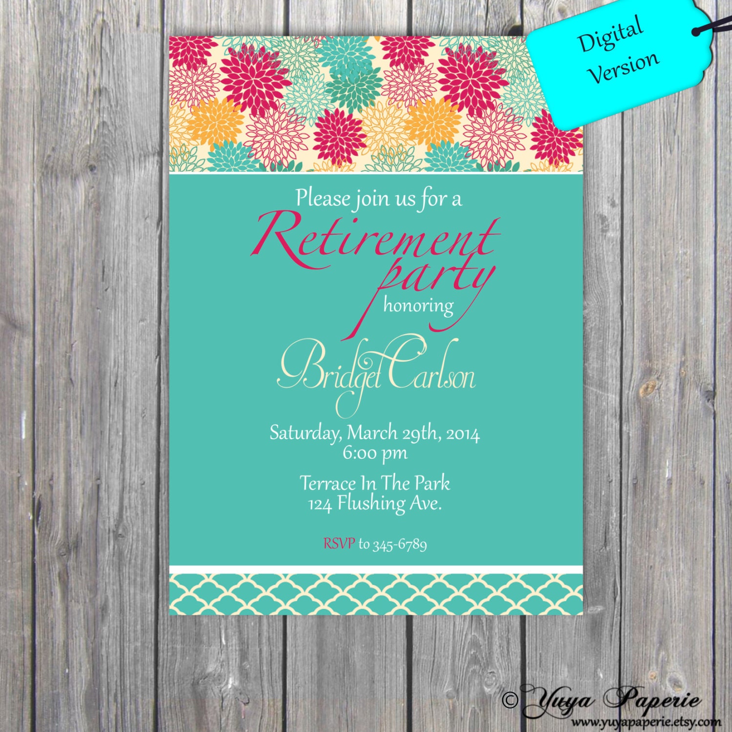 Retirement Invitation Adult Party Invitation retirement Etsy