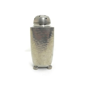 Vintage My Lady English Hand Hammered Pewter Sugar Shaker