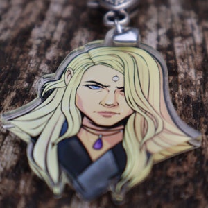 ACRYLIC CHARM (2&quot;) - Zenos Yae Galvus Endwalker Stormblood Keychain Phone Charm