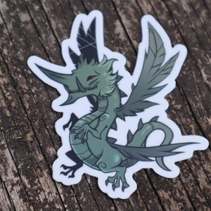 STICKER (3") - Chibi Vrtra dragon FFXIV Final Fantasy XIV