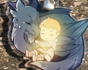ACRYLIC CHARM (2&quot;) - Seto Amaro Ardbert Warrior of Light Cute Adorable Keychain Phone Charm