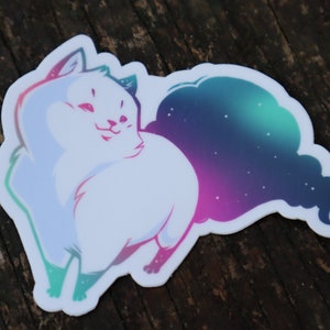 STICKER - "Rain" Kitty Cat - Aurora Dancers by Lady Tisi