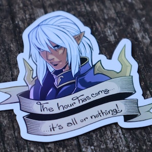 MAGNET (3 &quot;) - Estinien the Azur Dragonon FFXIV Final Fantasy XIV 14 &quot;&quot;it&#39;s all or nothing!&quot;