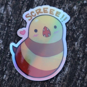 Holo STICKER (3") - Great Serpent of Ronka FFXIV Final Fantasy 14 "SCREEE!!" Holographic