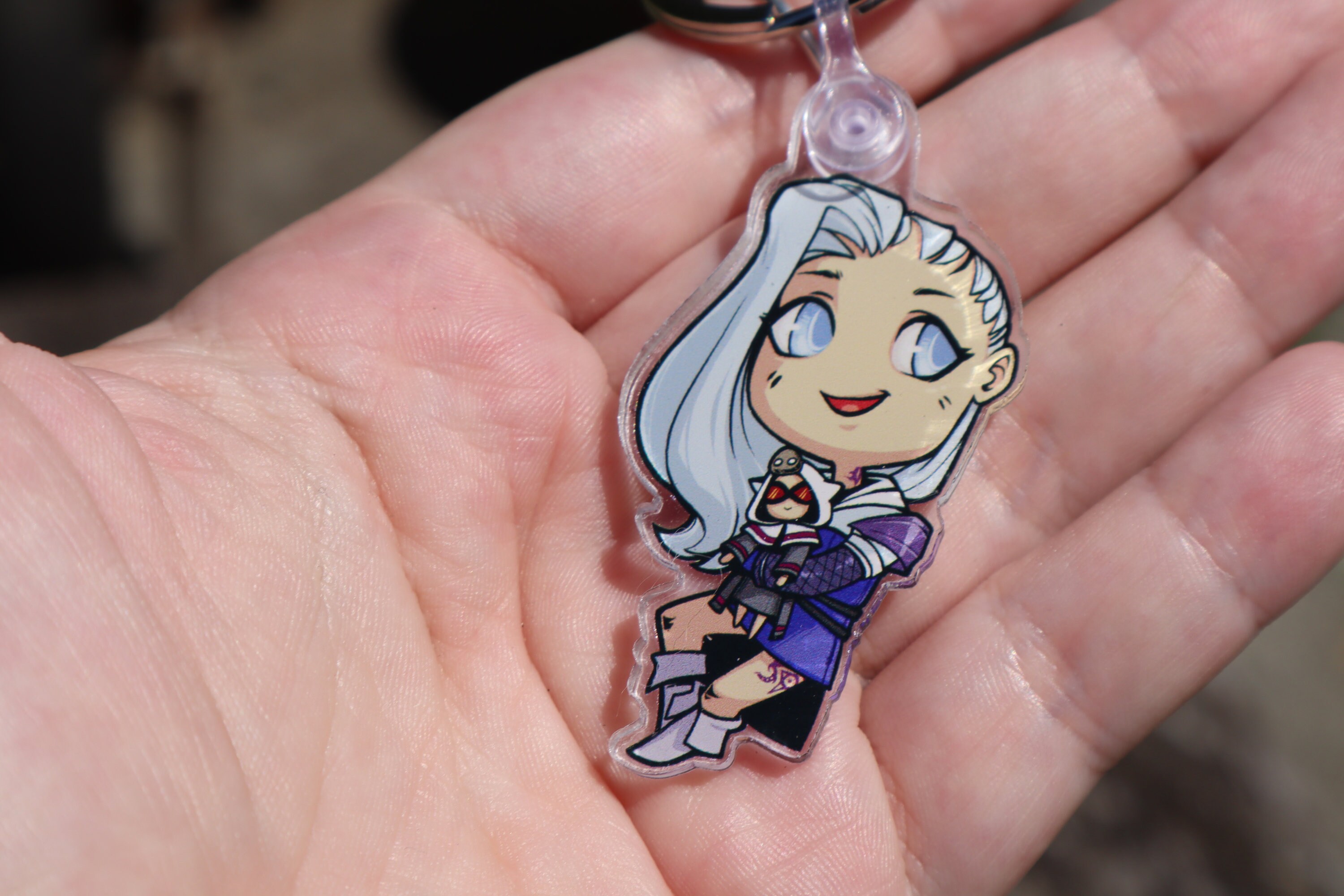 Acrylic KEYCHAIN - Chibi Moenbryda Wilfsunnwyn With Little