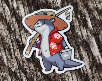 STICKER (3") - Adorable Abroader Otter Minion FFXIV Final Fantasy XIV