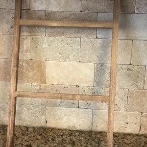Wooden Hand Towel Ladder – Rustic Kitchen and Bathroom Decor – Unique Gift for Her (FREE Shipping)