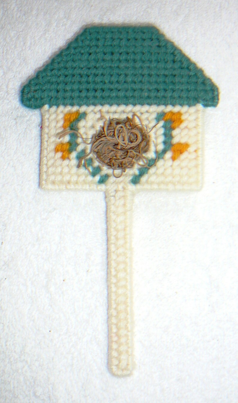 BIRDHOUSE MAGNETS~Hand Stitched~Button Magnet~Finished Back~Button Magnet~Home Kitchen Decor~Designs Vary