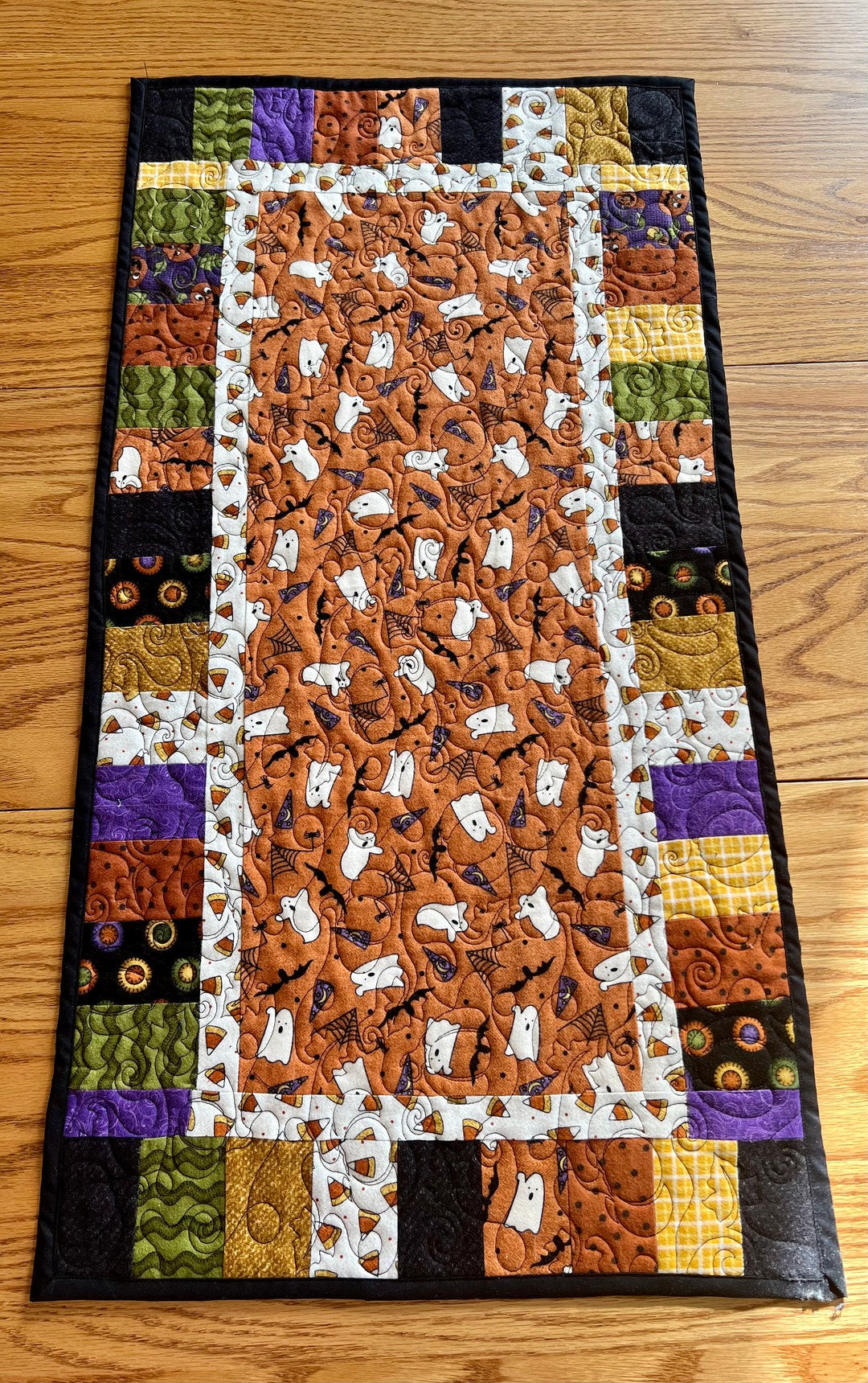 Halloween Quilted Table Topper/placemat 33.75 X Etsy