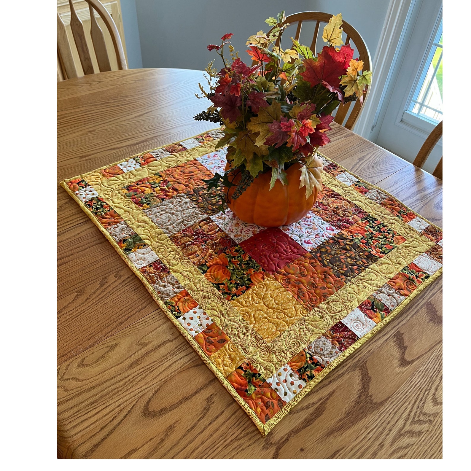 Autumn Shine Quilted Table Topper NCU0NTV243