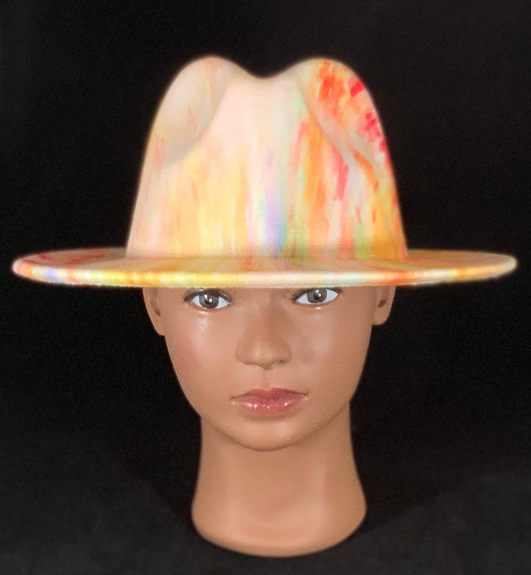 Tie Dye Fedora Hats - Etsy