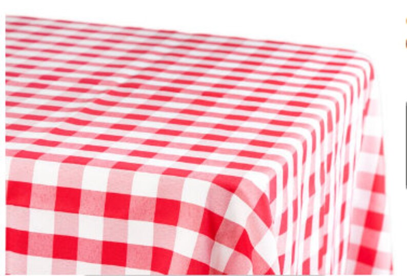 Checd Table Cloth Tablecloth Outdoor Wedding Image 0