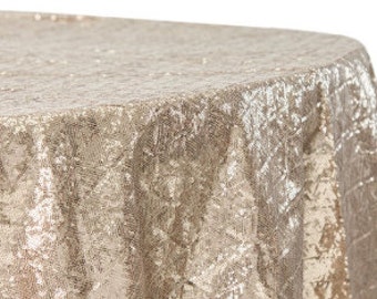 Glitter Tablecloth, Champagne Sequin Tablecloth, Rose Gold Table Cloth, Glitter Wedding, Gold Glitter Tablecloth