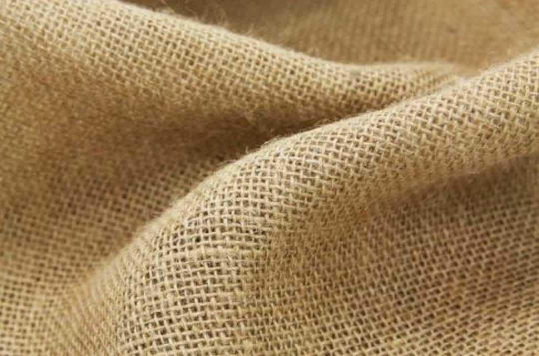 Balsa Circle 54 x 10 Yards Faux Burlap Fabric Roll - Natural