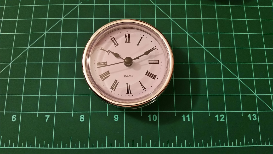 21/2 65mm QUARTZ Clock Fitup/insert fits Etsy