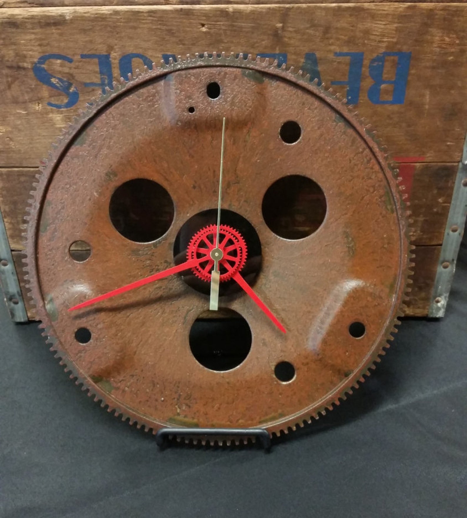 Transmission Flywheel Gear Wall Clock Etsy