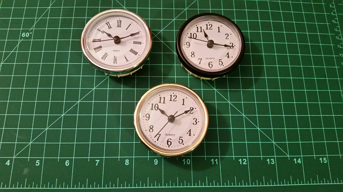 21/2 65mm QUARTZ Clock Fitup/insert fits Etsy