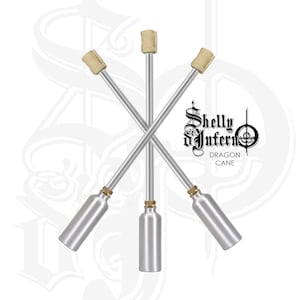 Original INFERNO Dragon Torch for Lycopodium | Fire performing equipment Lyco cane staff Dragons breath volcano stick