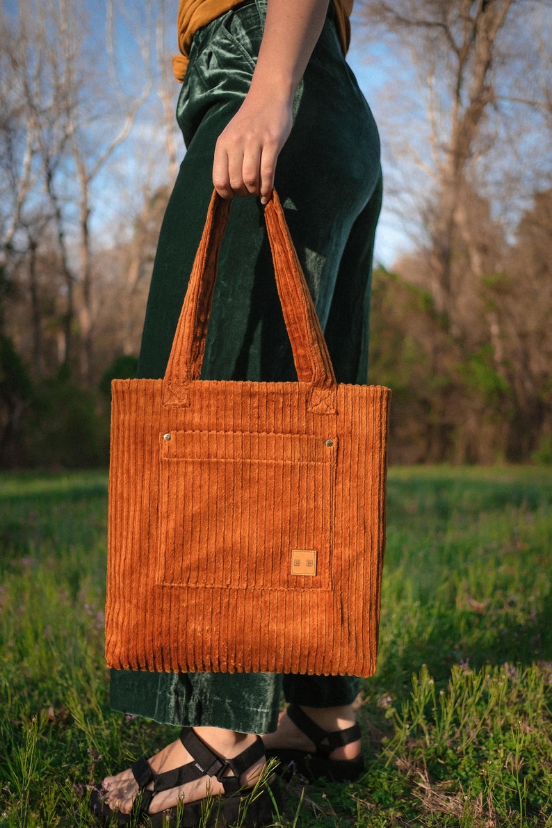 Corduroy Tote Bag Etsy