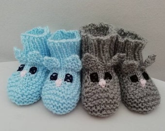 Bunny booties, baby booties, Easter bunny, rabbit booties, baby gift, new baby, new baby gift, baby shower gift, Easter costume