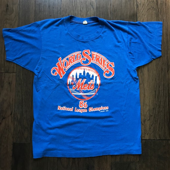 1986 mets world series shirt