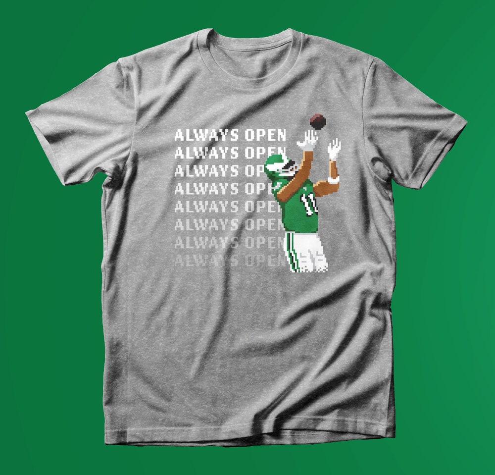 Aj Brown Eagles Pixel Tee Tshirtbazaar Fans