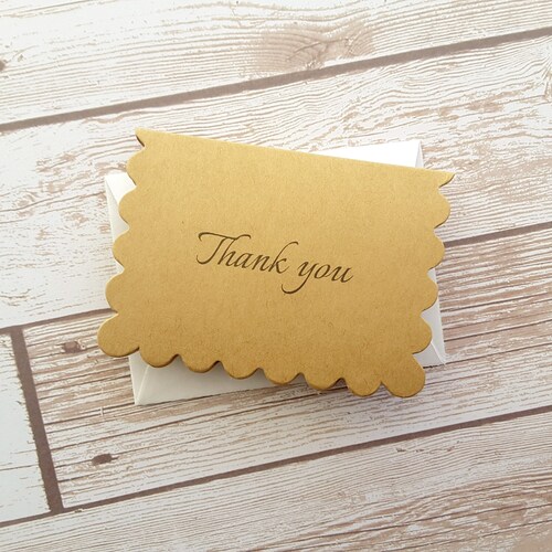 2 5 X 3 5 Custom Text Elegant Simple Fold Cards Etsy