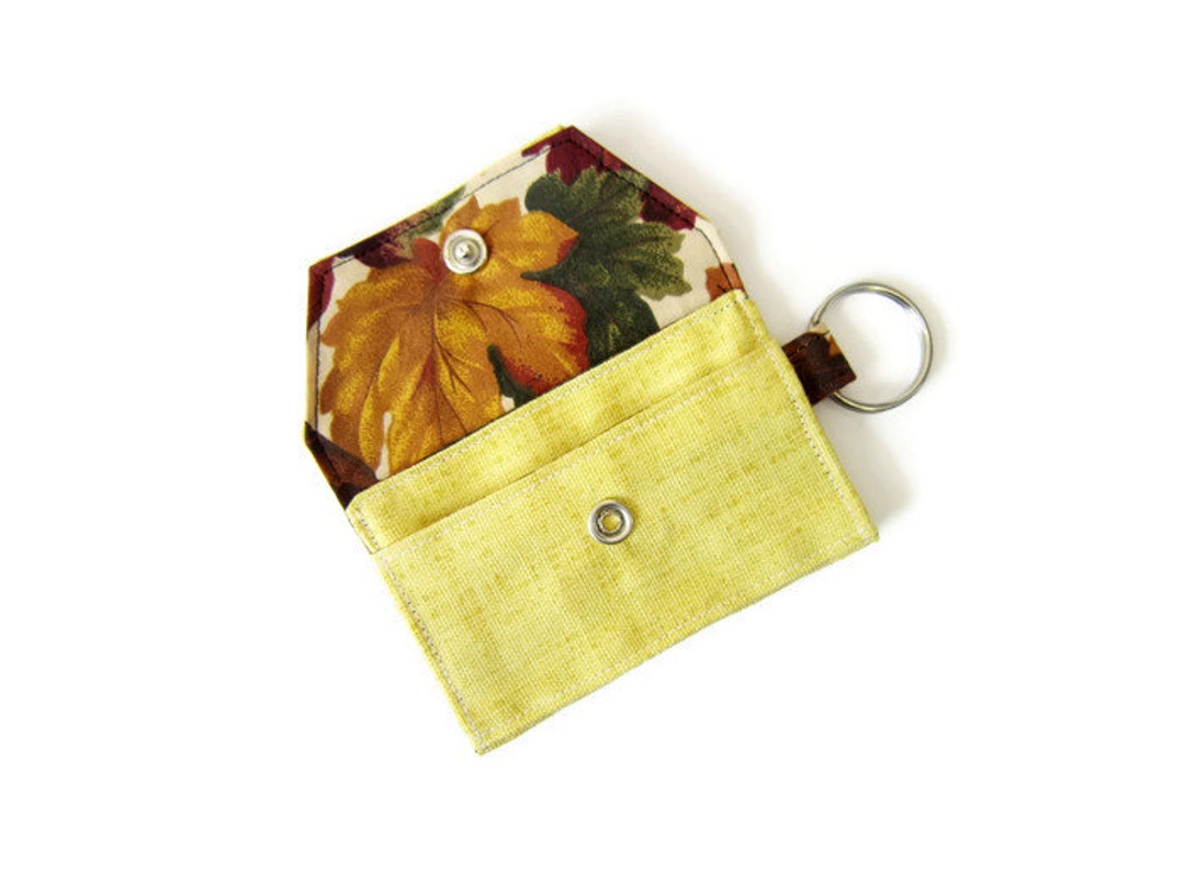 Mini Key Chain Wallet/ Simple ID Key Chain / Business Card Etsy