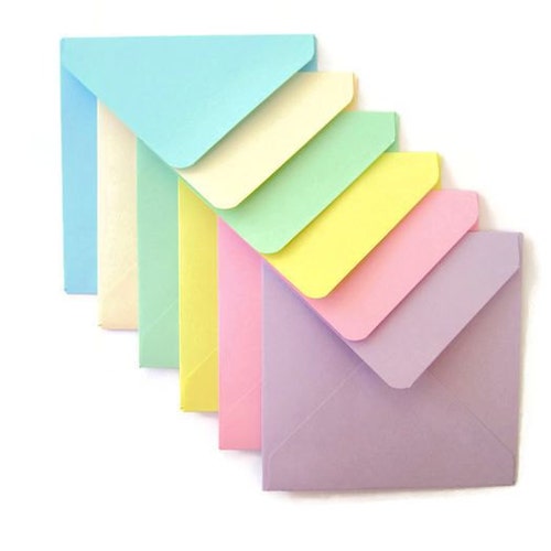 2x2 3x3 4x4 5x5 Card Envelopes/ White Square Envelope/ Various - Etsy