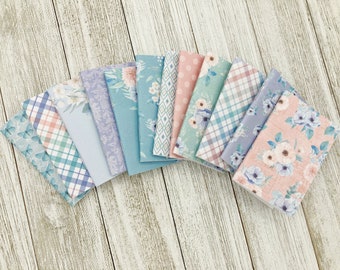 2" x3" Mini Notebook/ Tiny Notepad / Slim notebook/ Small Memo / Pocket notebook/ Wallet notebook/ Wee Notebook/ Sea of Flowers / Set of 12