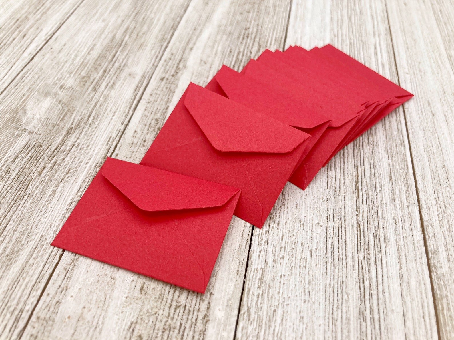 TINY Red Envelopes/ Mini Kraft Envelope/ Little Love Note Etsy