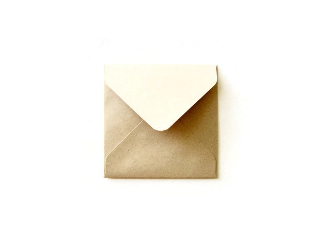 2x2 3x3 4x4 5x5 enveloppes de carte / Enveloppe carrée de couleur