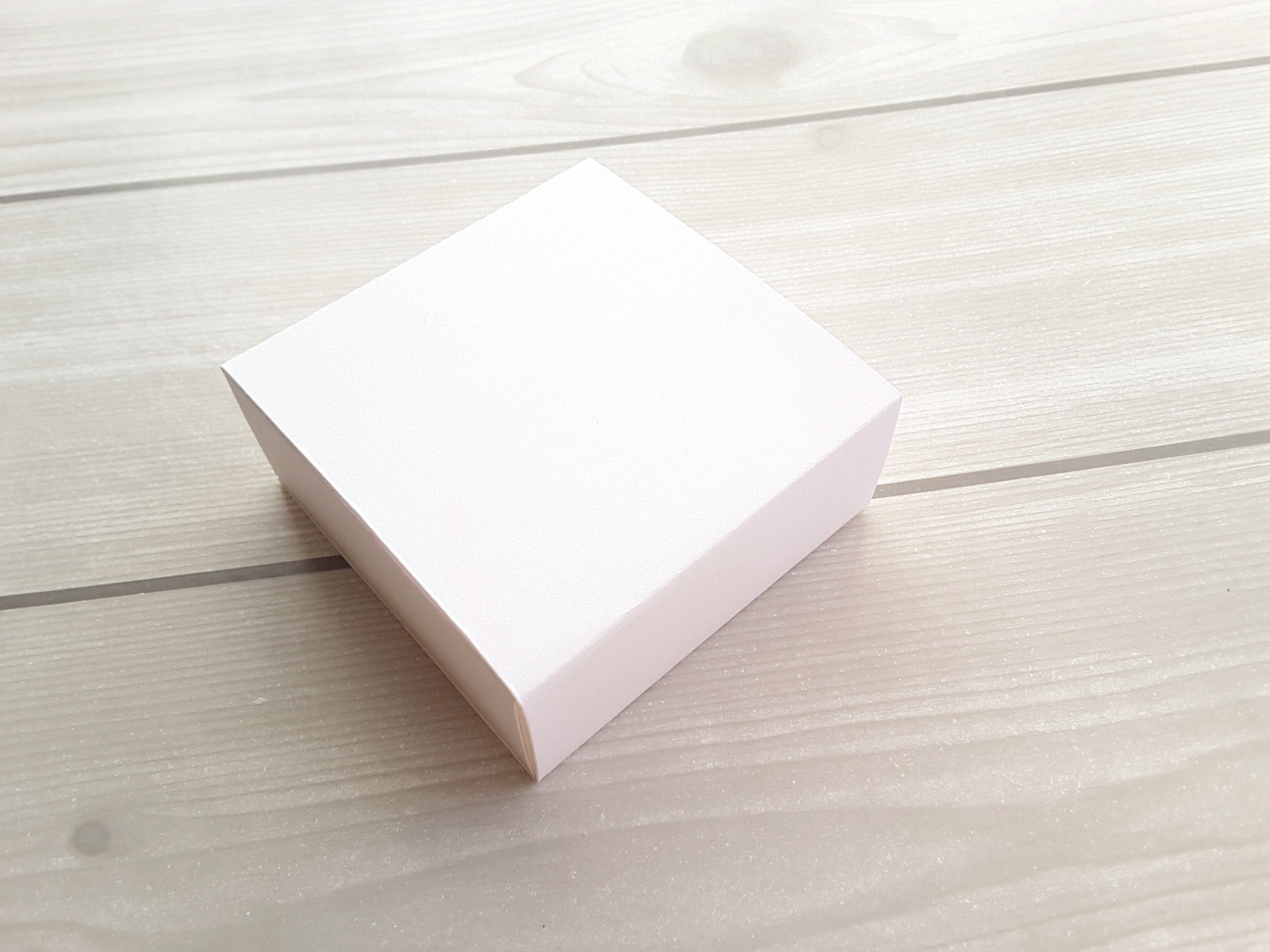 1.75 Tiny Cube Box / Holiday Gift Box / Jewelry Box / Small Treat Box /  Wedding Favors Box / Square Box / Neutral Colors / Set of 10 -  Norway