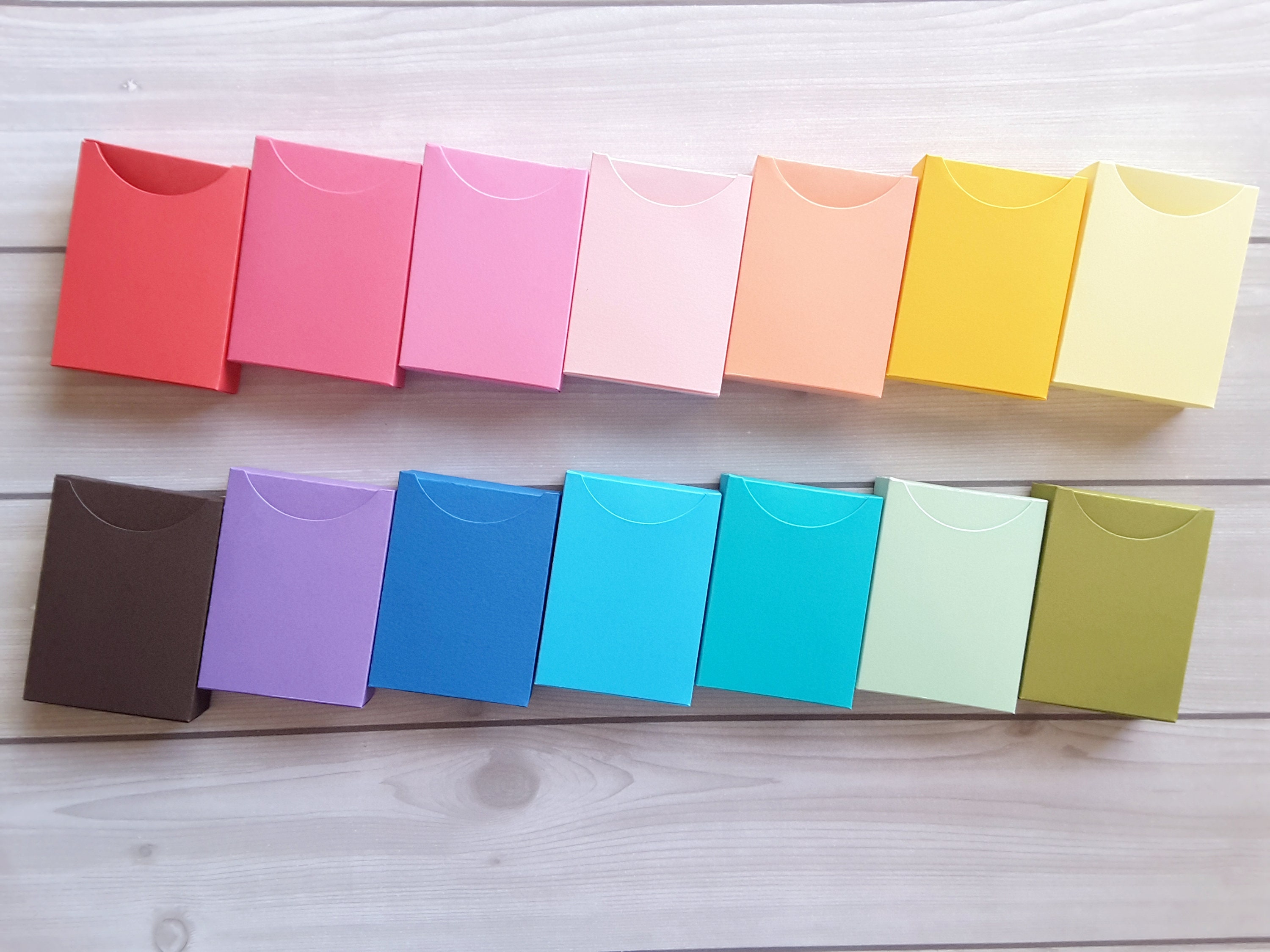 Colorful Crayon Boxes / Assorted Color Mini Boxes / Mini Favor Etsy