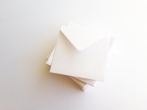 White 50 Count Best Paper Greetings Square Envelopes for 5x5 Inch Cards White 50 Count Best Paper Greetings Square Envelopes for 5x5 Inch Cards