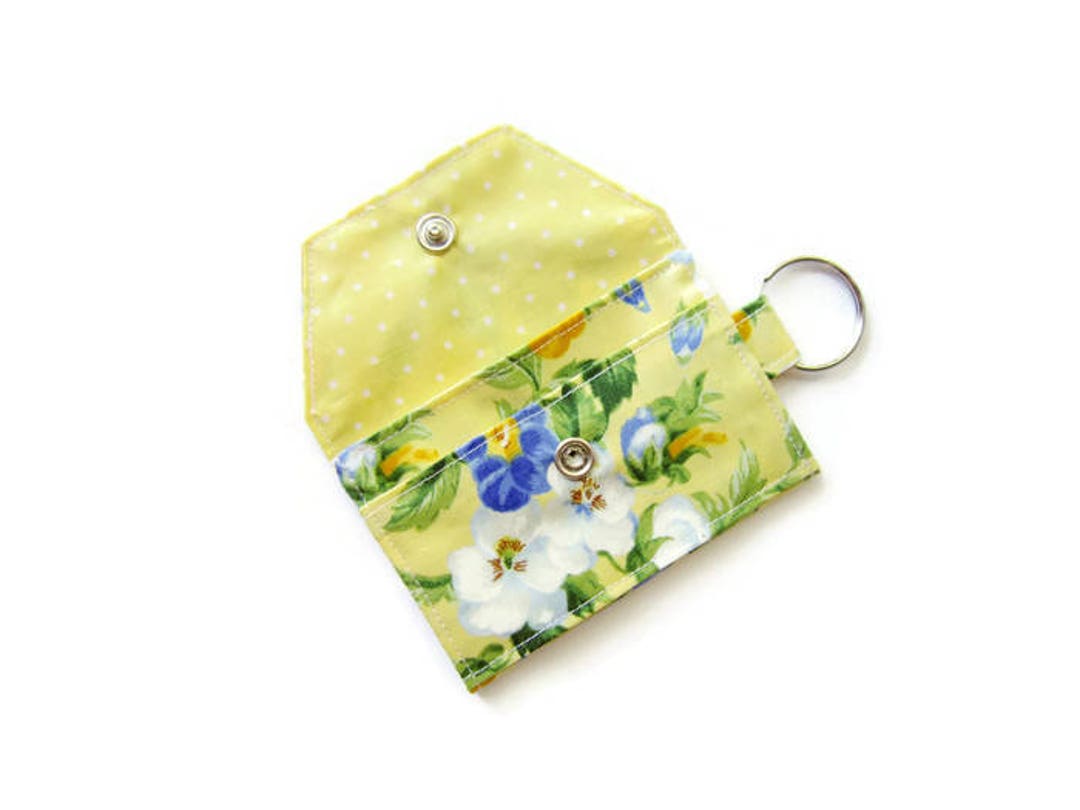 Mini Key Chain Wallet/ Simple ID Key Chain Pouch / Keychain Etsy