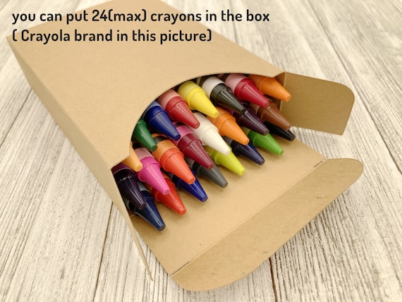 Colorful Crayon Boxes / Assorted Color Mini Favor Box/ Gift Box/ Set of 6 