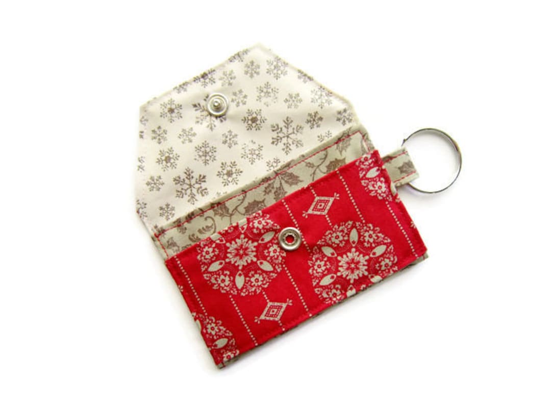 Mini key chain wallet/ simple ID Key chain pouch / keychain Etsy Italia