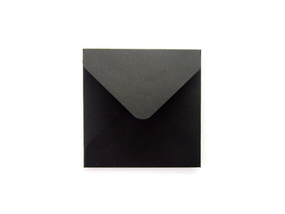 2x2 3x3 4x4 5x5 Card Envelopes/ Black Square Envelope/ Various