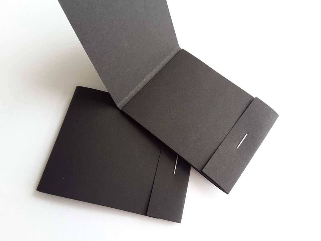 2.5 X 3 Pure Black Notepads/ Mini Notepads / Extra Large Etsy