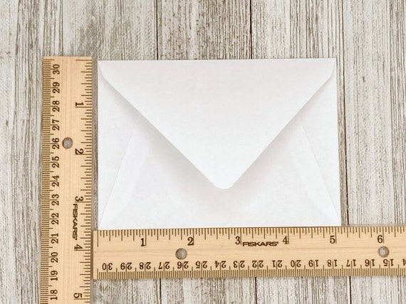 Enveloppes blanches à 4 barres / Petites enveloppes blanches / Fit 4 7/8 x  3 1/2 Cartes standard à 4 barres / Enveloppe blanche vierge / Enveloppe  RSVP - Etsy France