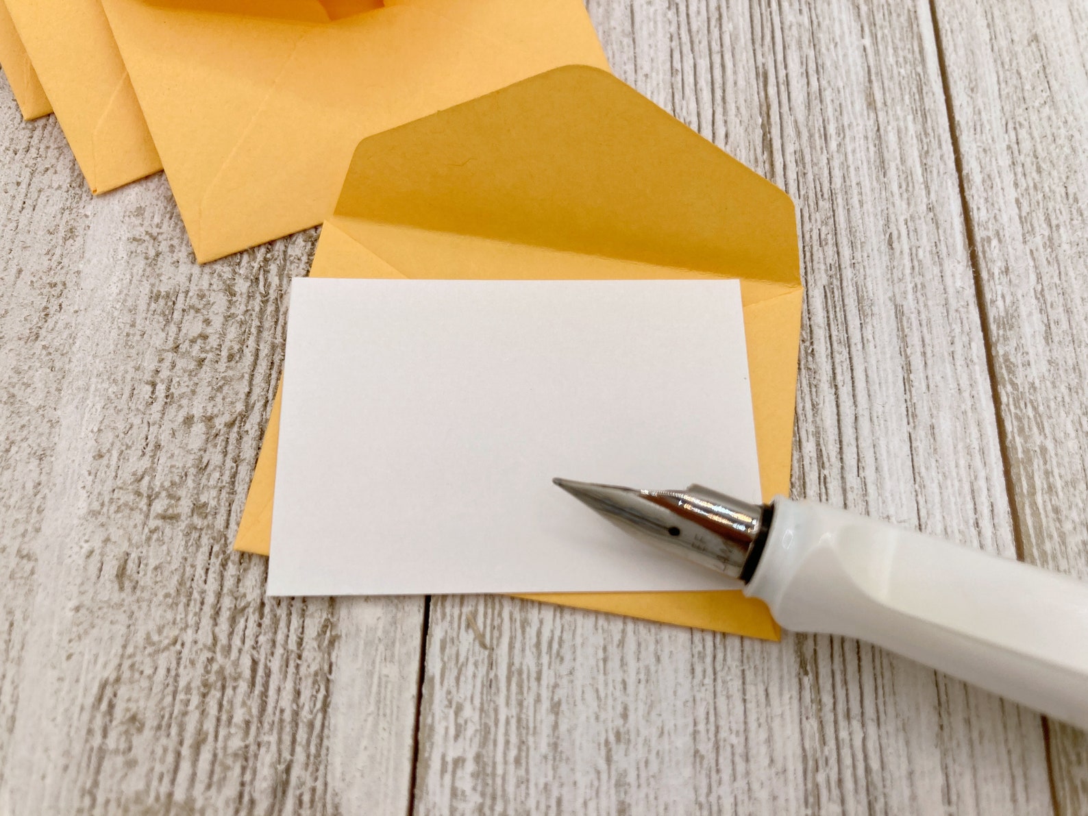 TINY Yellow Envelopes/ Mini Yellow Envelope/ Little Love Note Etsy