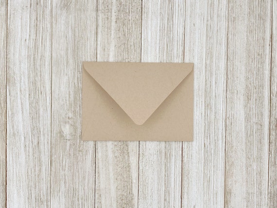 4 Bar Kraft Envelopes Recycle kraft envelopes Fit 4 7 8 x 3 1 2 Standard 4 Bar Cards Blank Kraft Envelope RSVP envelope Set of 12 Etsy