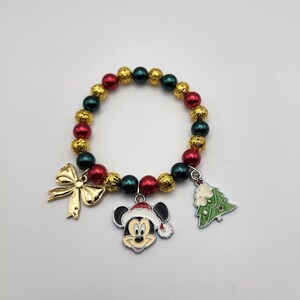 Mickey Mouse - Disneyland - Disney Bracelets - Bracelet - Christmas - Christmas Bracelet - Gift for Mom